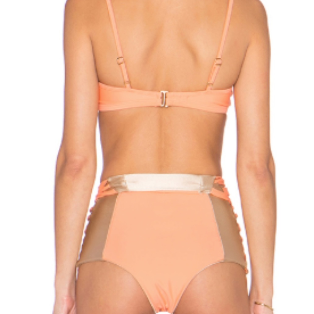 High Rise Orange & Gold Bikini Revolve.com - Picture 5 of 5
